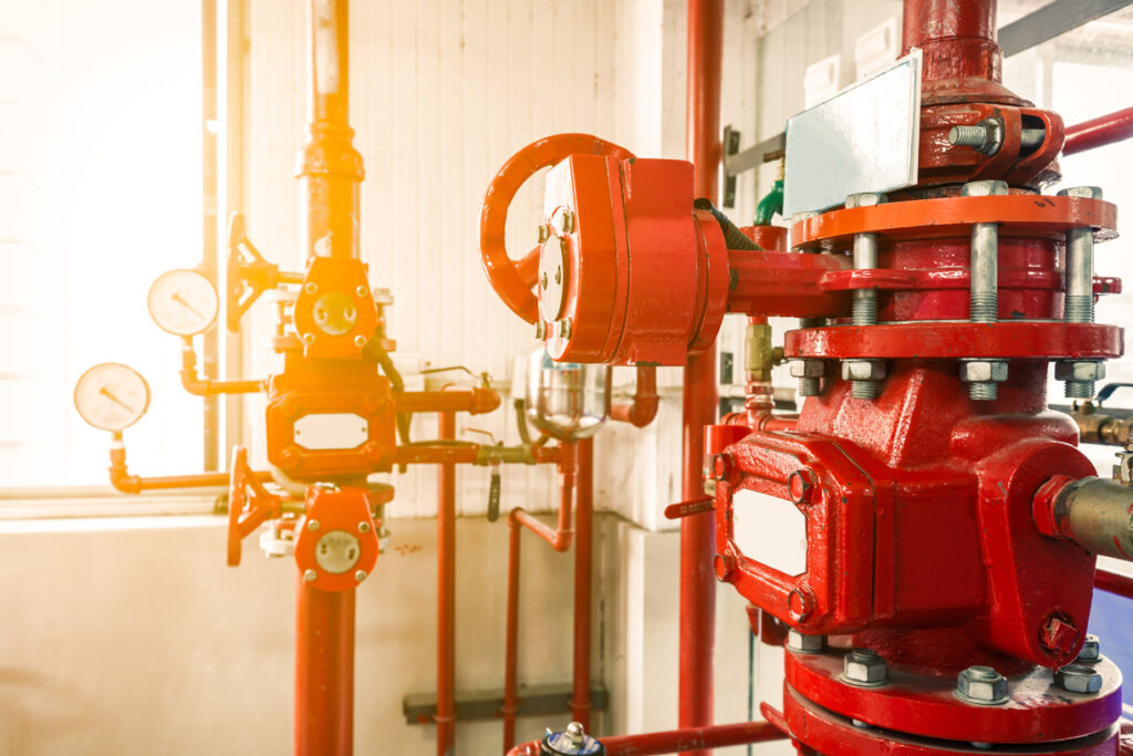 Industrial fire extinguishing system